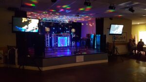 Medium Hi-Tech Karaoke-Disco Package (black)